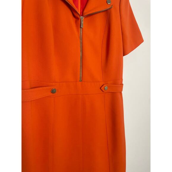 Karen Millen Orange Midi Dress - Picture 4 of 11